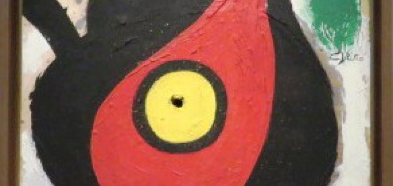 Caballos ahuyentados por un pájaro, 1976. Joan Miró