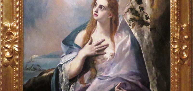 La Magdalena penitente, hacía 1576. El Greco