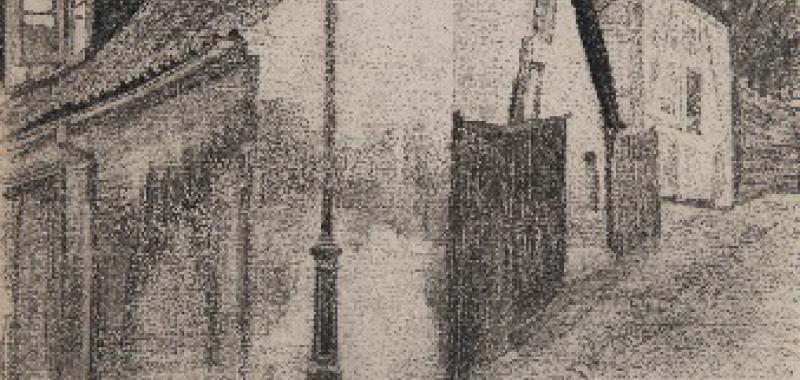 Ribnitz, 1905. Carboncillo sobre papel, 33 x 25 cm