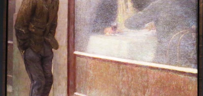 Riflessioni di un affamato (Reflexiones de un hambriento), 1893. Emilio Longoni