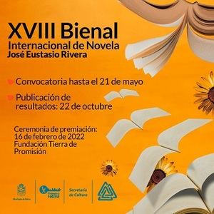 Abierta la convocatoria para Bienal Internacional de Novela “José Eustasio Rivera 2021”