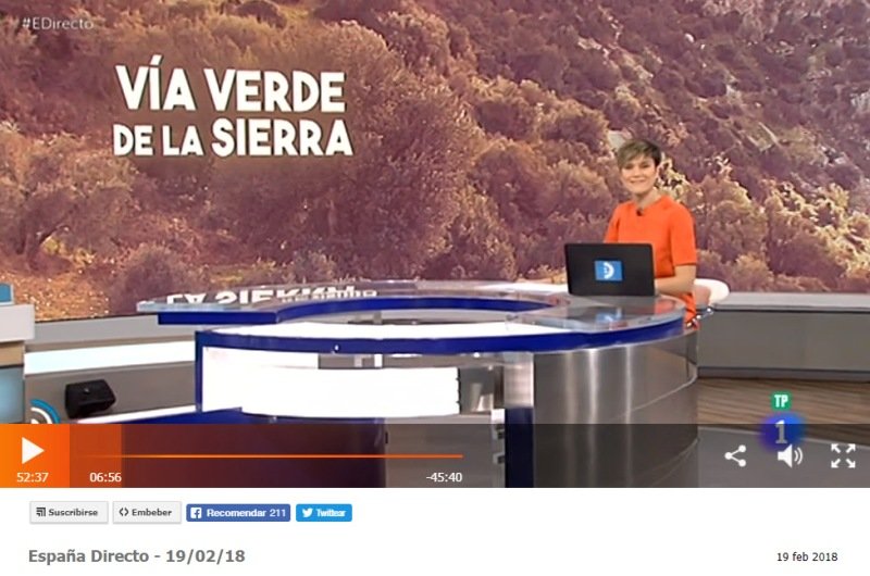 Vías Verdes en “España Directo”