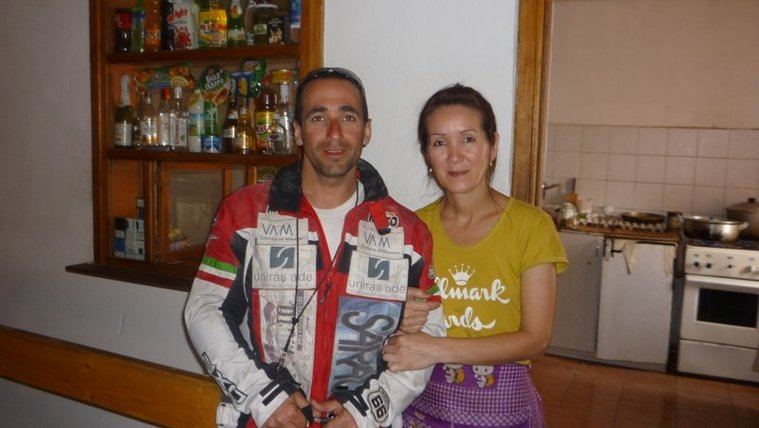 Ricardo Fité con su mama