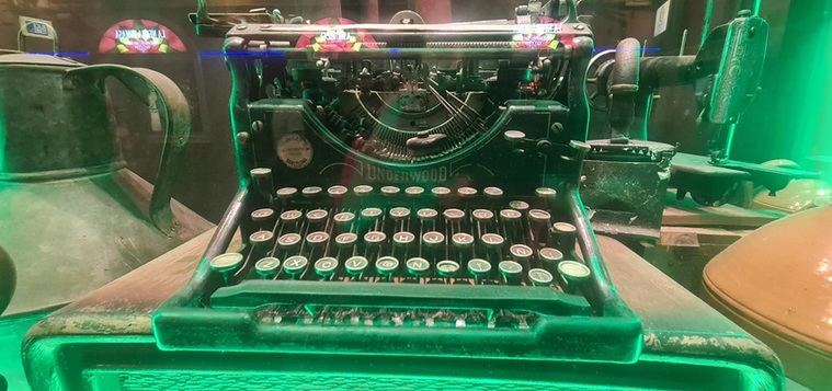 Máquina de escribir de las de antes