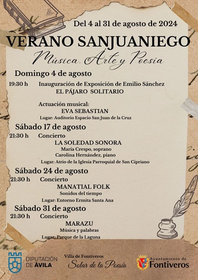 Programación cultural de Fontiveros
