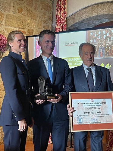 Premio a Puy du Fou Casa del Infantado