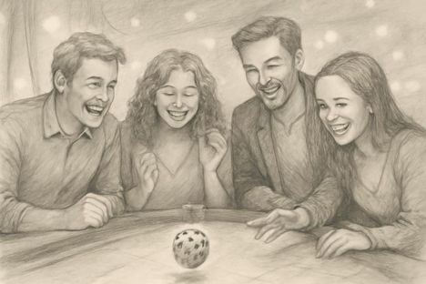 Sala de casino iluminada con luces brillantes, jugadores concentrados en las máquinas tragamonedas