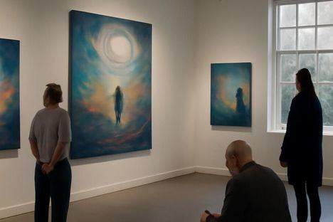 Galería de arte contemporáneo exhibe obras