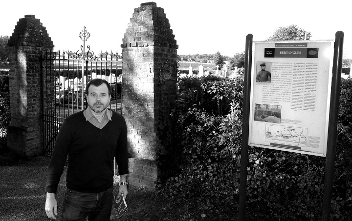 Eduardo Caamaño en la casa de Agatha Christie