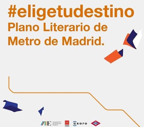 Los editores de Madrid y Metro de Madrid presentan Elige tu destino, Plano Literario de Metro de Madrid