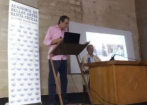 El alcazareño Antonio Leal Jiménez, miembro de la Sociedad Cervantina, impartió la conferencia “El Quijote como filosofía del Marketing del siglo XXI”