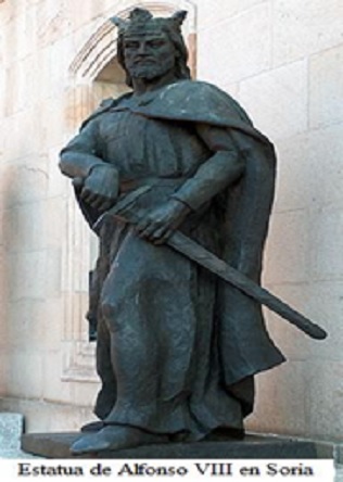 Estatua de Alfonso VIII en Soria