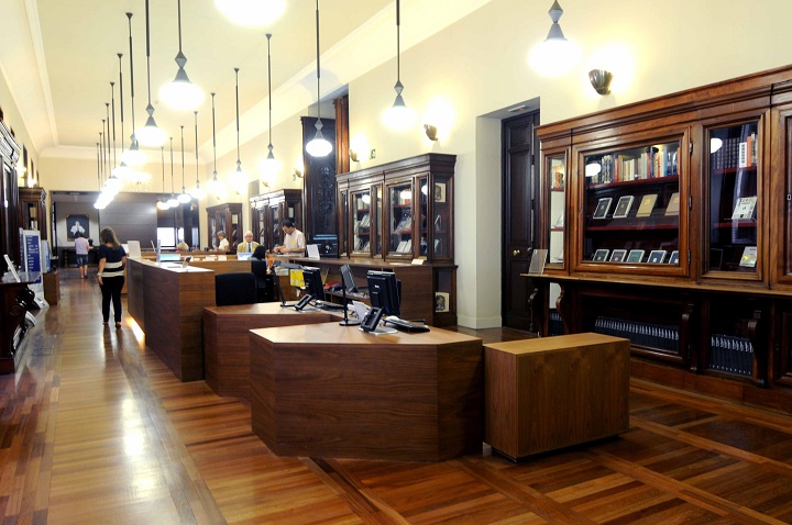 Interior de la Biblioteca Nacional de España