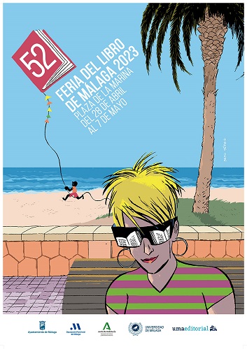 Cartel de la Feria del Libro de Málaga