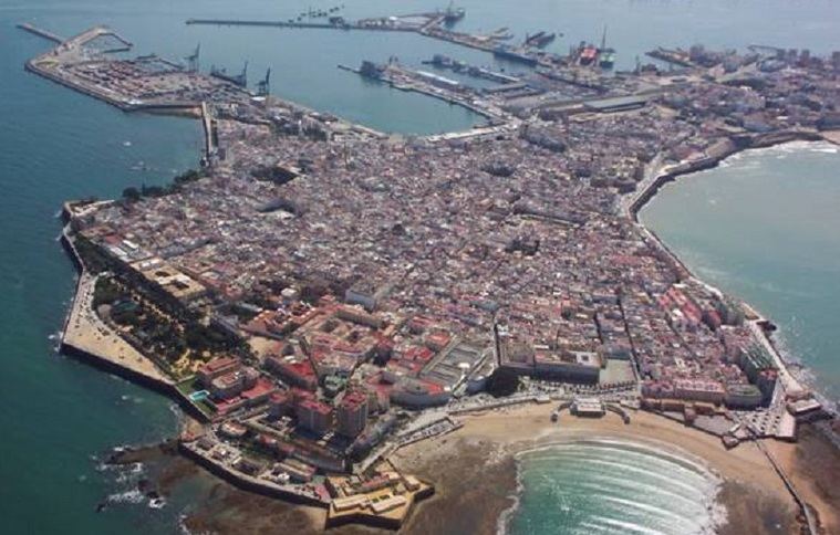 Cádiz, vista aérea