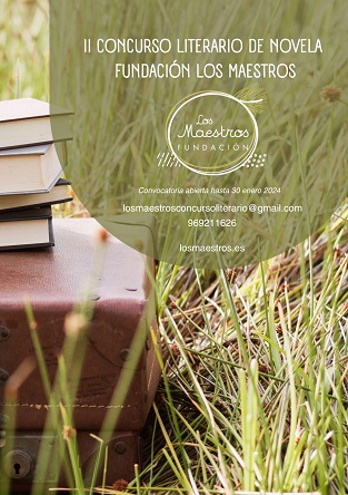 Cartel II Certamen Internacional de Novela “Fundación Los Maestros”