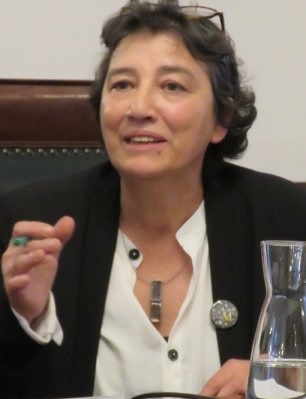 Amalia Iglesias Serna, filóloga, poeta y periodista cultural, durante su alocución