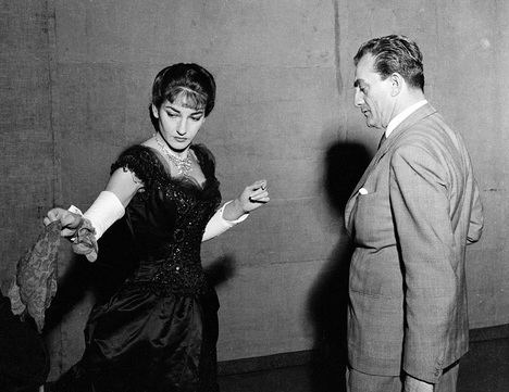 María Callas y Luchino Visconti