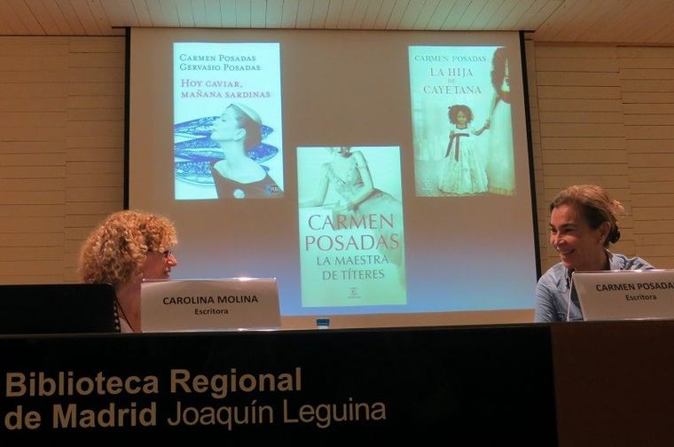 Carlolina Molina y Carmen Posadas