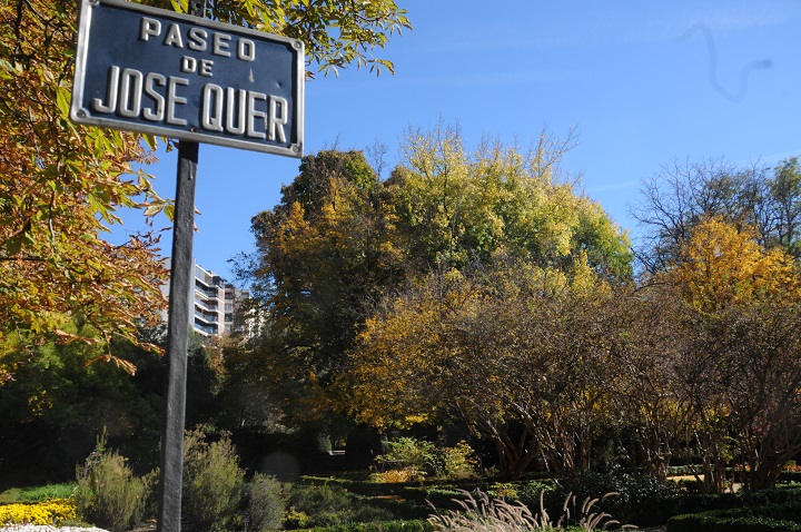 Calle José Quer de Real Jardín Botánico de Madrid