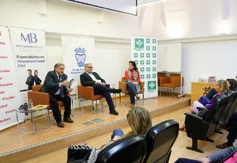 José Luis Corral, César Girón y Eva Díaz Pérez