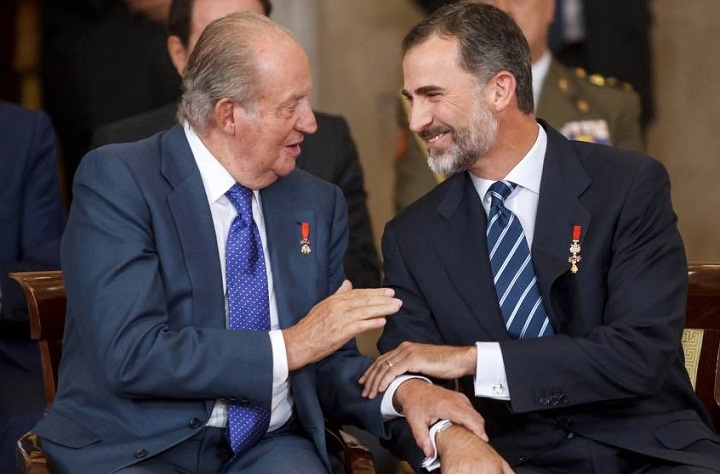 Juan Carlos I y Felipe VI