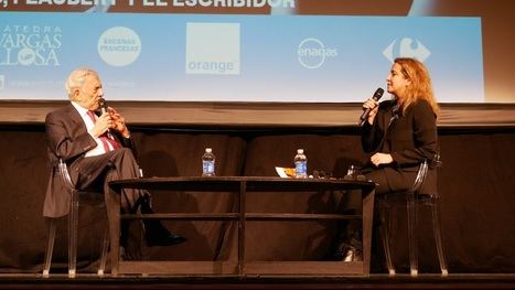 El escritor y premio Nobel de Literatura Mario Vargas Llosa participó en el encuentro literario “París, Flaubert y el Escribidor” organizado por el Institut français de Madrid