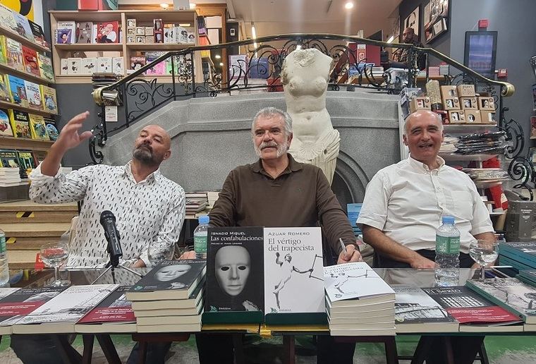 Ignacio Miquel, Javier Velasco Oliaga y Juan Ramón Azuar Romero