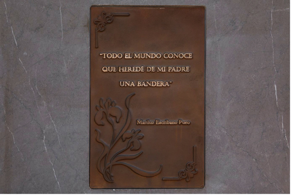 La tumba de Mariluz Escribano Pueo en Granada