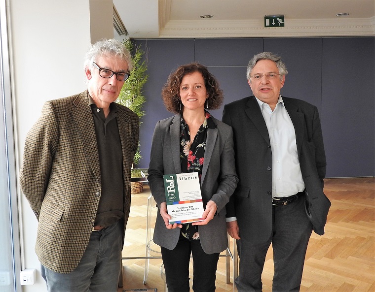 Álvaro Delgado-Gal, Belén Illana y Fernando Lázaro