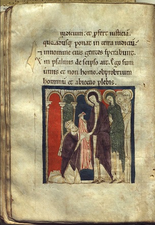 San Ildefonso : De virginitate B. Mariae. Manuscrito, ca. 1220. RB 14424