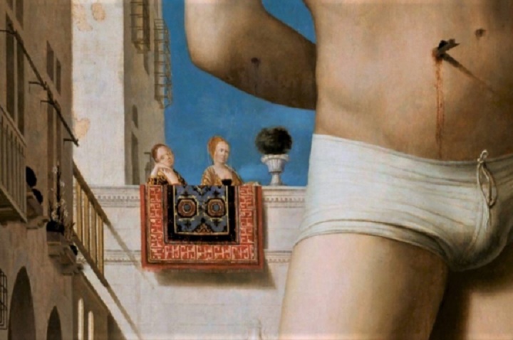 “San Sebastiano’ de Antonello da Messina, 1478
El ombligo en forma de ojo