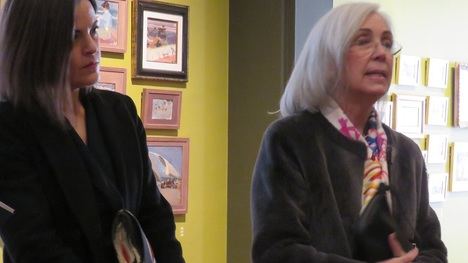 María López Fernández y Blanca Pons-Sorolla, comisarias de la exposición