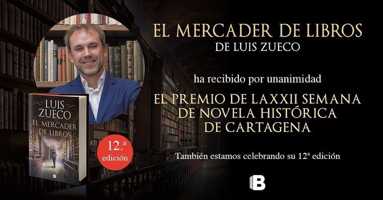 Luis Zueco y el premio de novela histórica Ciudad de Cartagena