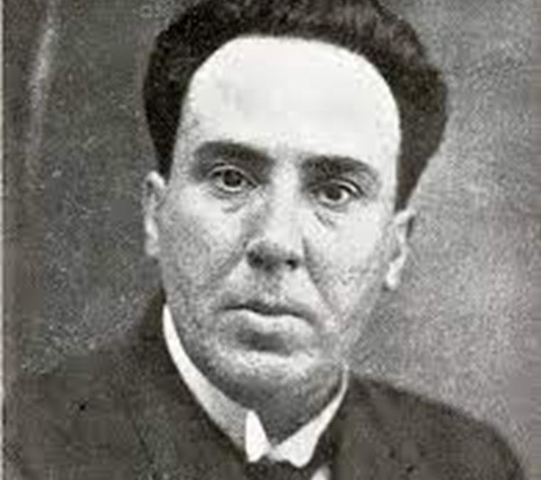 Foto de Antonio Machado tomada en Baeza