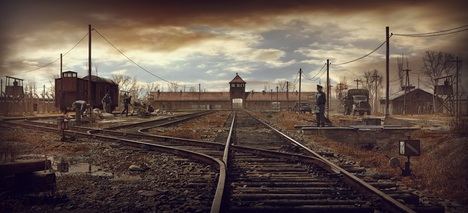 Entrada a Auschwitz