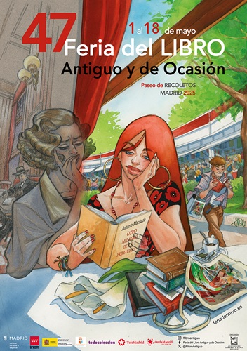 Cartel de la 47ª Feria del Libro Antiguo y Ocasión de Madrid