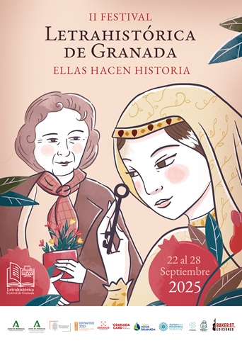 Cartel del Festival Letrahistórica de Granada
