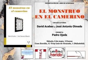 David Acebes y José Antonio Olmedo presentan su libro de aforismos en la Casa Zorrilla