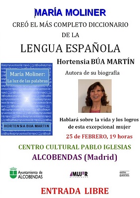 Conferencia sobre María Moliner