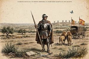 Cuarenta batallas, un empate imposible: el marcador secreto de don Quijote