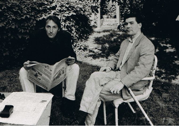 Eduardo Iglesias e Iñaki Ezkerra a inicios de los años 90