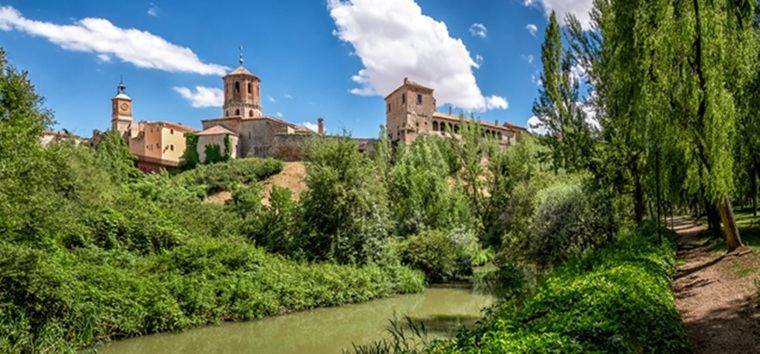 El río Duero a su paso por Soria