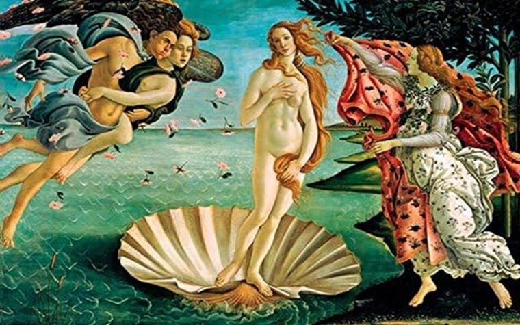 El nacimiento de Venus, de Sandro Botticelli