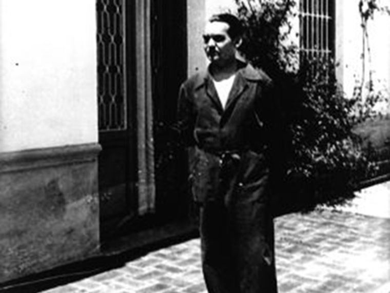 García Lorca en la Huerta de San Vicente en 1935. Fundación FGL