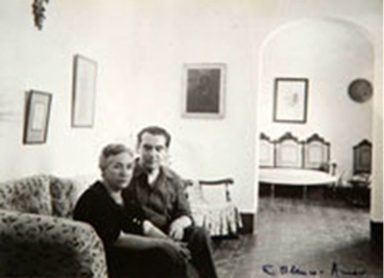 Federico García Lorca en la Huerta de San Vicente