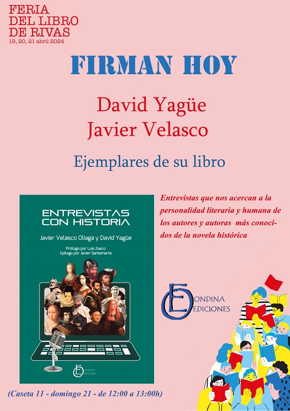 Firma de libros en Rivas