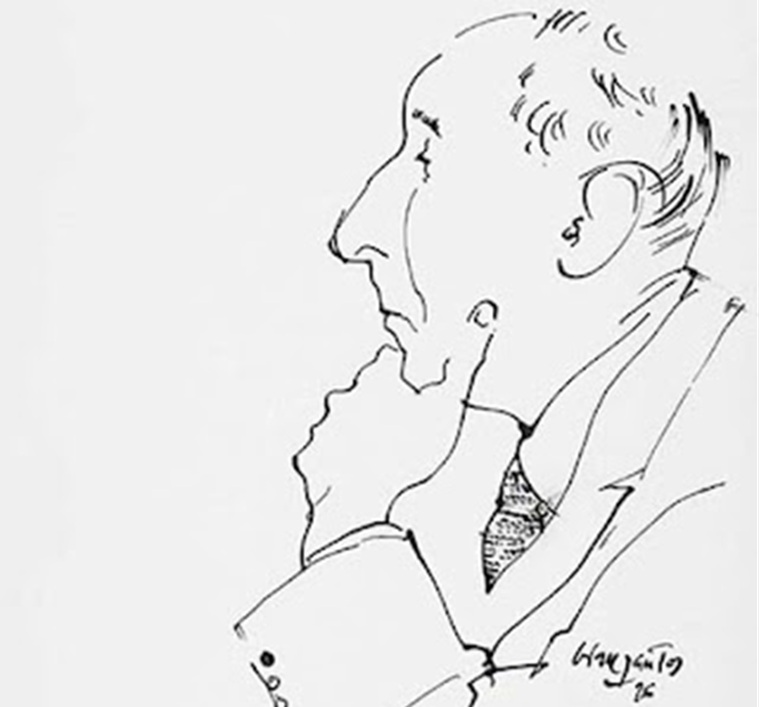 GERARDO DIEGO (1896-1987) (Dibujo de Grau Santos)