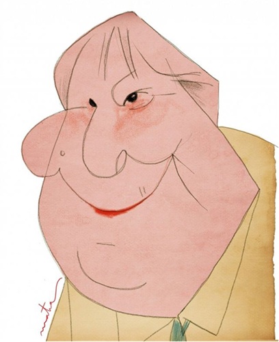 Gloria Fuertes. Ilustración de Matías Tolsà
