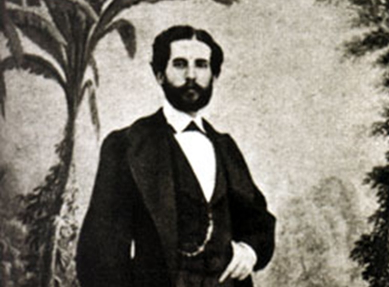 Gustavo Adolfo Bécquer hacia 1865. Fotografía de Laurent